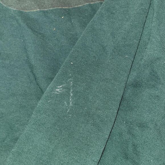 Faded Forest Green Nike Spellout Swoosh Sweatshirt Vintage 2000s Cottagecore Top - Picture 4 of 6